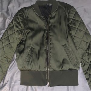 Divided bomber jacket